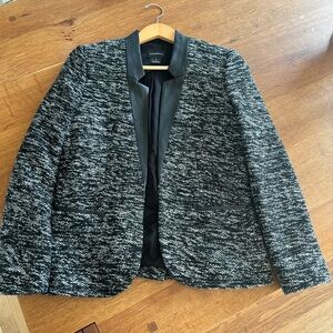Club Monaco Black and White Blazer